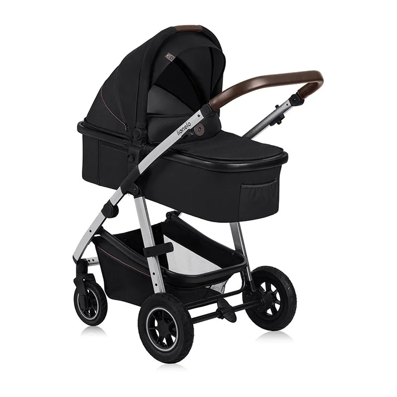 Duo Poussette Amber + Nacelle Black Silver - 0m+-12