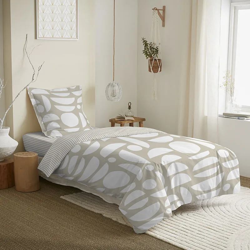 Parure 2pcs Coton Mykonos Naturel enfant-0