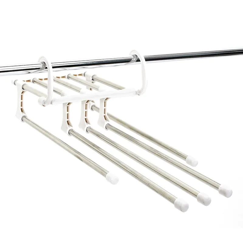 Cintre pour pantalons multipositions Blanc - 45cm-4