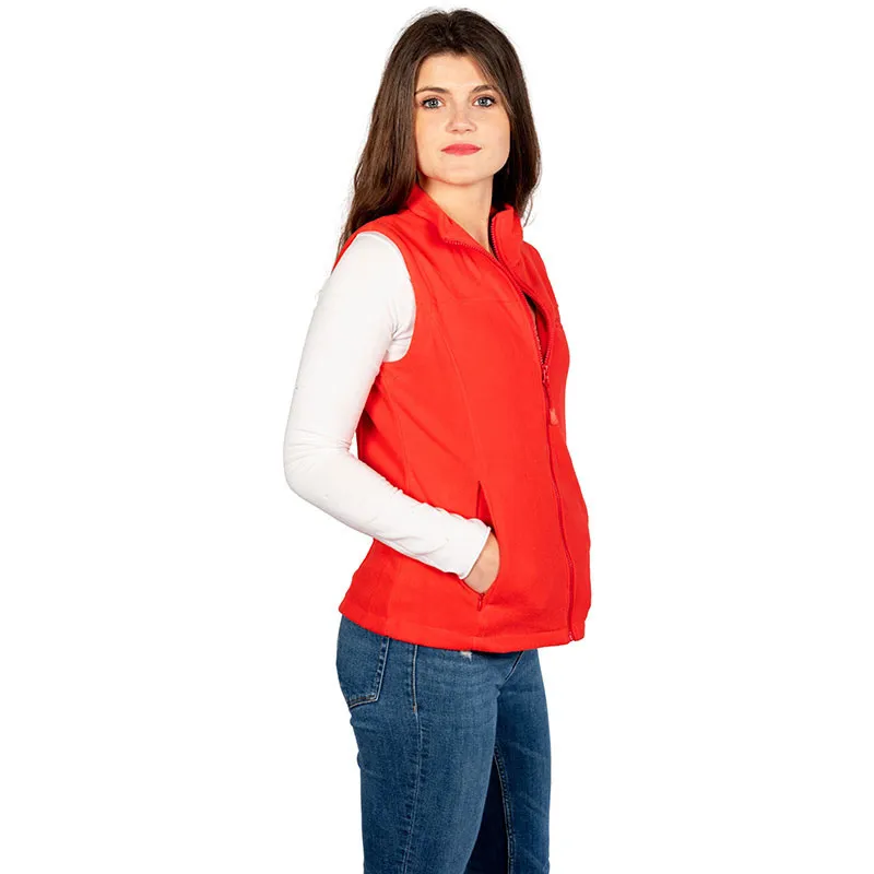 Veste polaire sans manches Vera Femme - Rouge-4