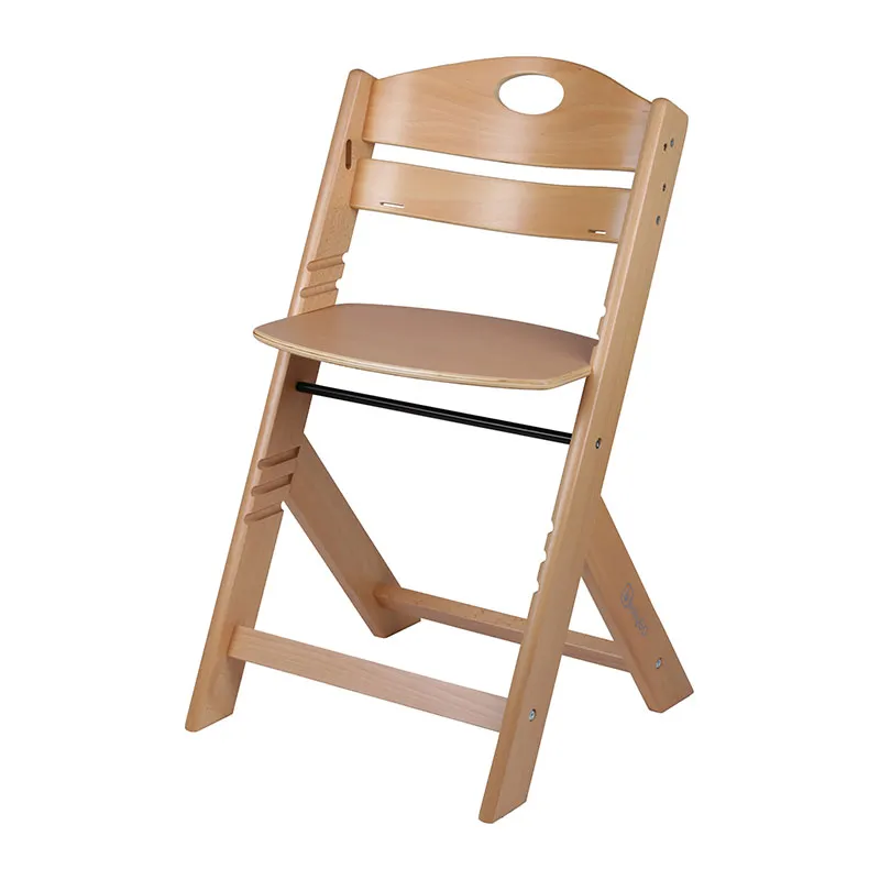 Chaise haute évolutive Family Bois Naturel - 6m+-2