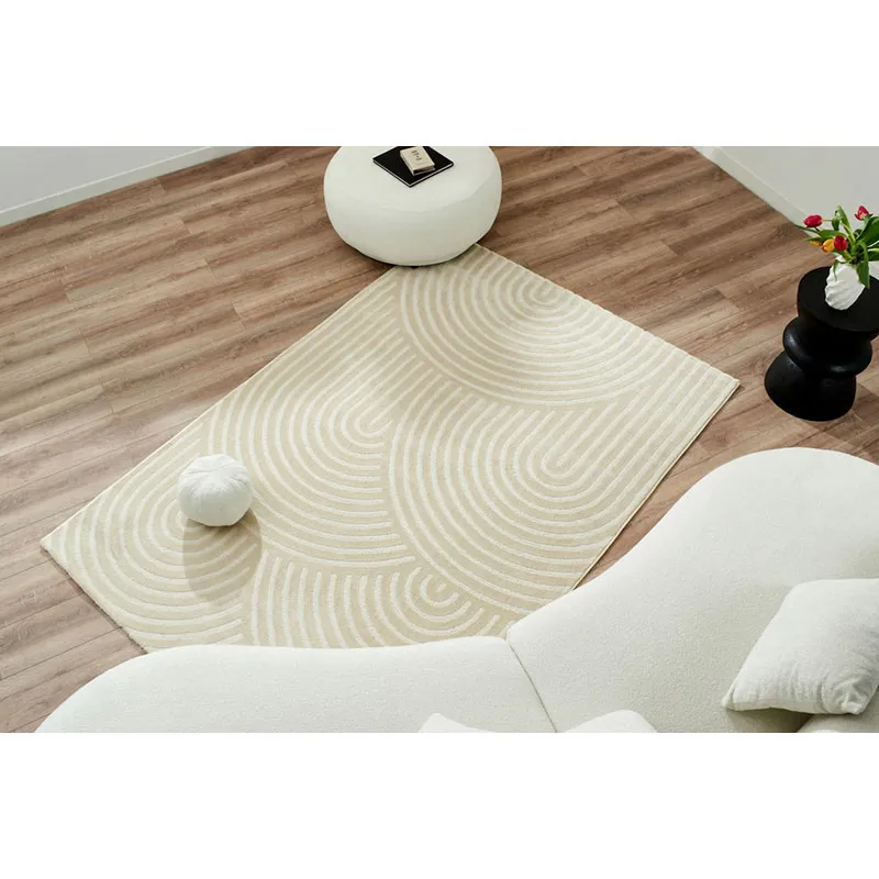 Tapis Bianca circle - Crème-9