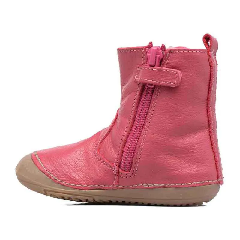 Bottines fourrées Socool - Fuchsia-2