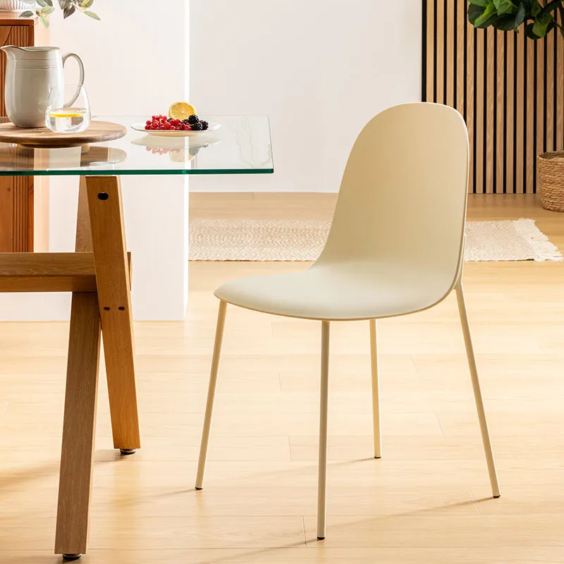 Chaise Asan Crème - 44,5x51x79cm-1