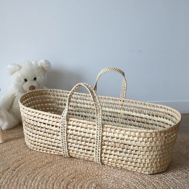 Couffin Coton BIO Bois de rose - 30x75cm-6