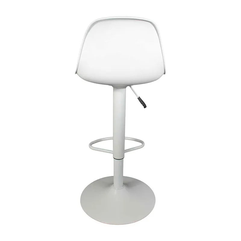 2 Tabourets de bar Isak Blanc - 38x104x41,5cm-5