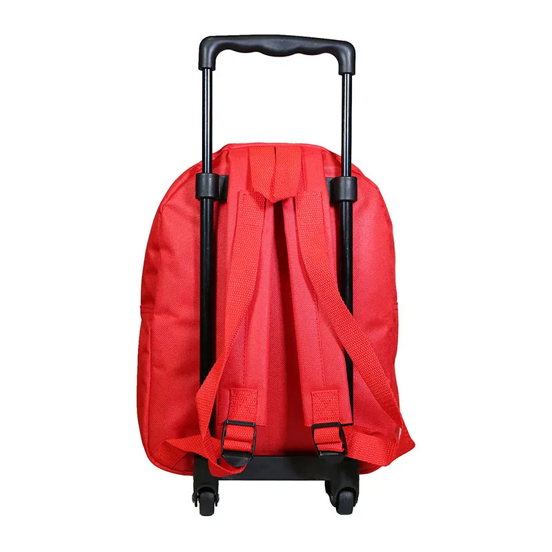 Sac à dos à roulettes maternelle Cars Rouge - 25x31cm-4