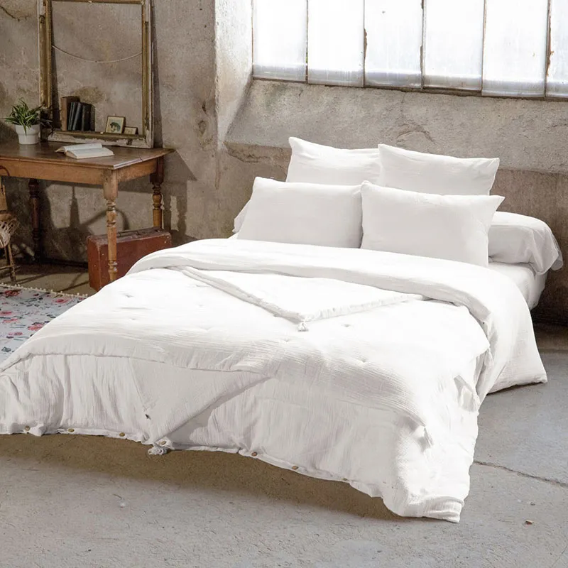 H. de couette Gaze de coton Chantilly - 240x220cm - BATON ROUGE-0