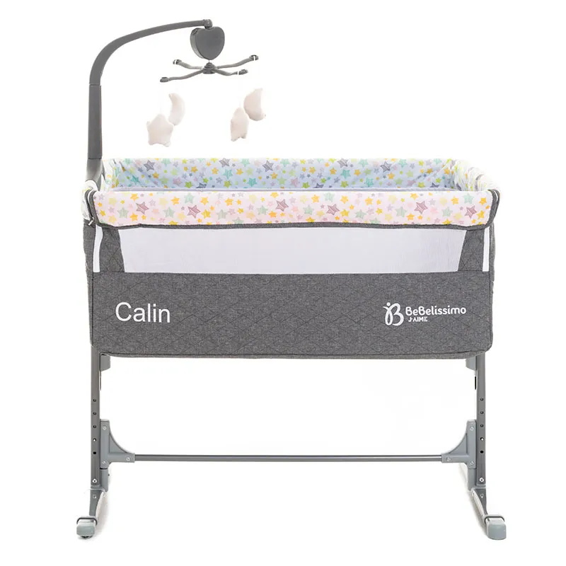 Berceau Cododo avec mobile musical Beige - 0m+-1