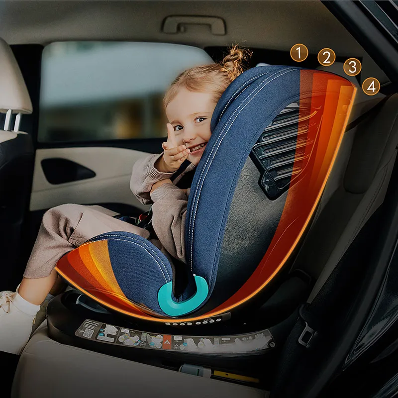 Siège-auto 360° I-Size/Isofix Bastiaan One 40-150cm - Grey Stone-16