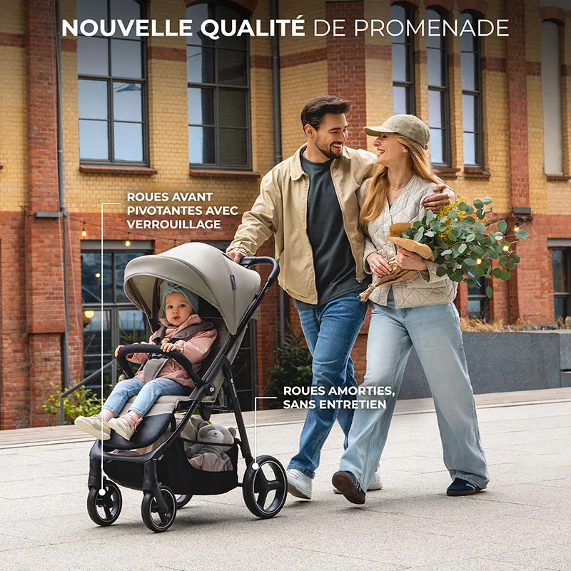 Poussette Buggy Trig 3 Beige - 6m+-13