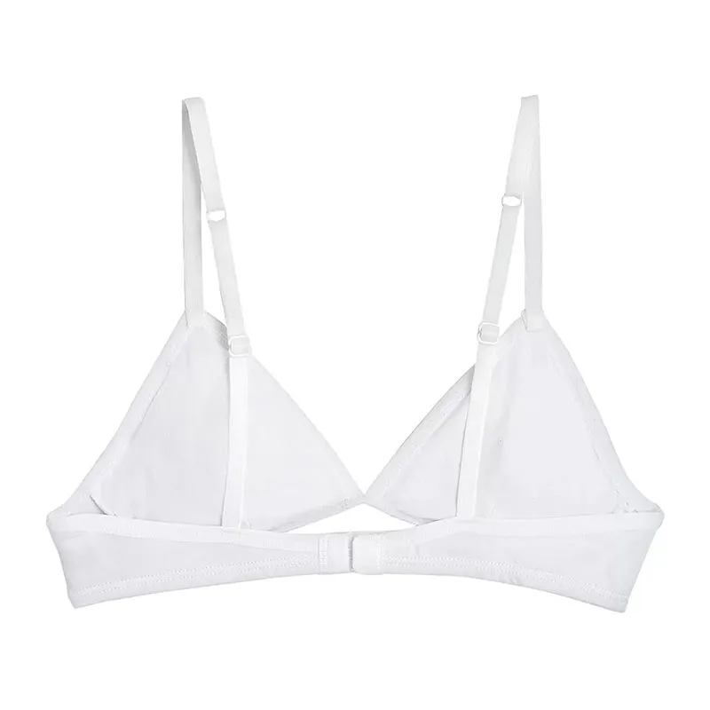 Soutien-gorge souple 1ère lingerie BIO Pepita - Blanc-1