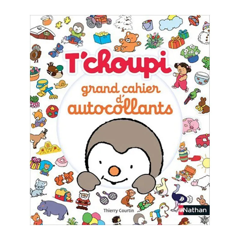 T'Choupi Grand cahier d'autocollants - 24m+-0