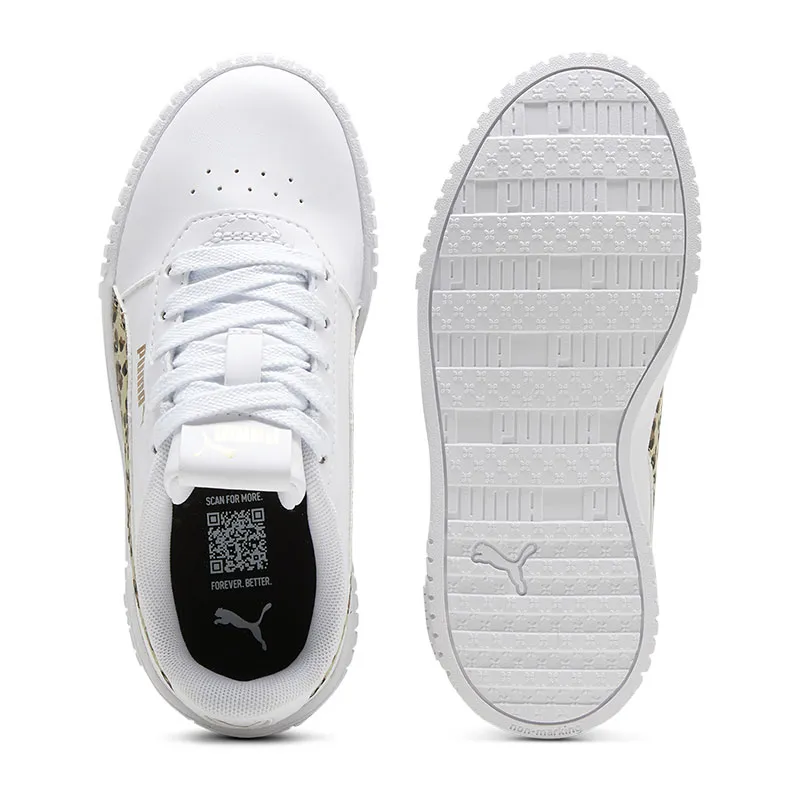 Baskets Fille Carina 2.0 Animal Up - Blanc/Beige-3