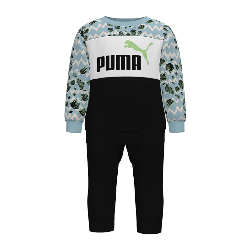 Survêtement Sweat + Jogging Bébé Essential Mix&Match Puma - Noir/Blanc/Bleu-3