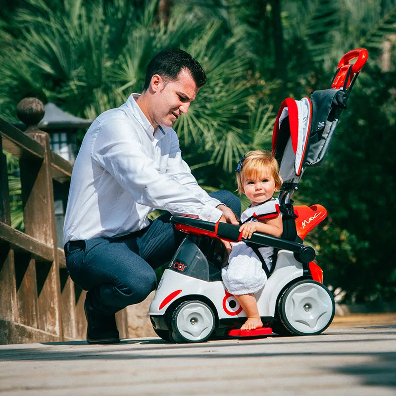 Porteur Voiture Diavolo 9en1 Rouge/Gris - 10m+-8