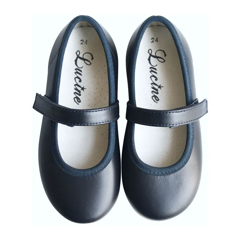 Chaussures SOUPLES SCRATCH Flexine - Cuir Marine-0