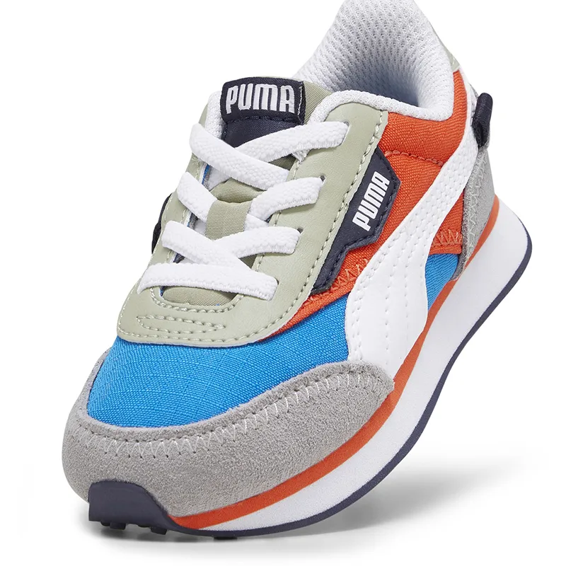 Baskets Bébé Future Rider Puma - Rouge/Bleu/Gris-5