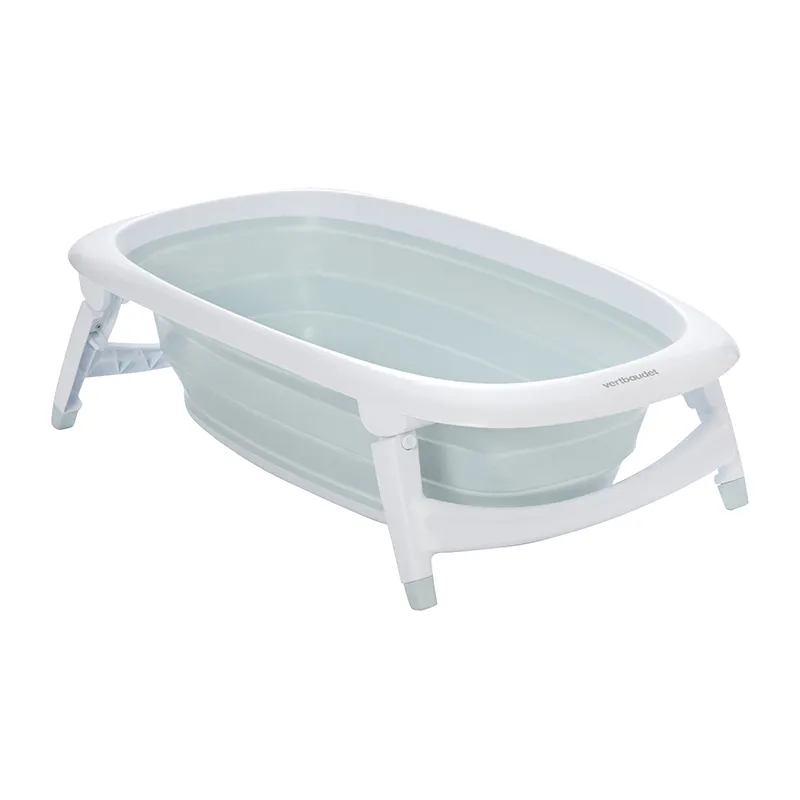 Baignoire pliable bicolore - Bleu clair/Multicolore-0