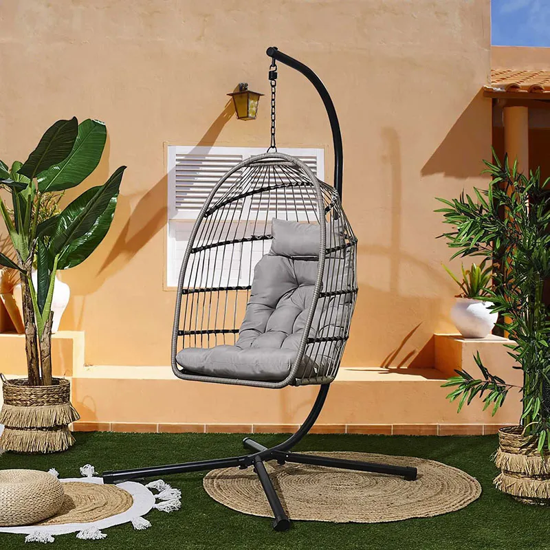 Fauteuil suspendu Hanoi - Gris-0