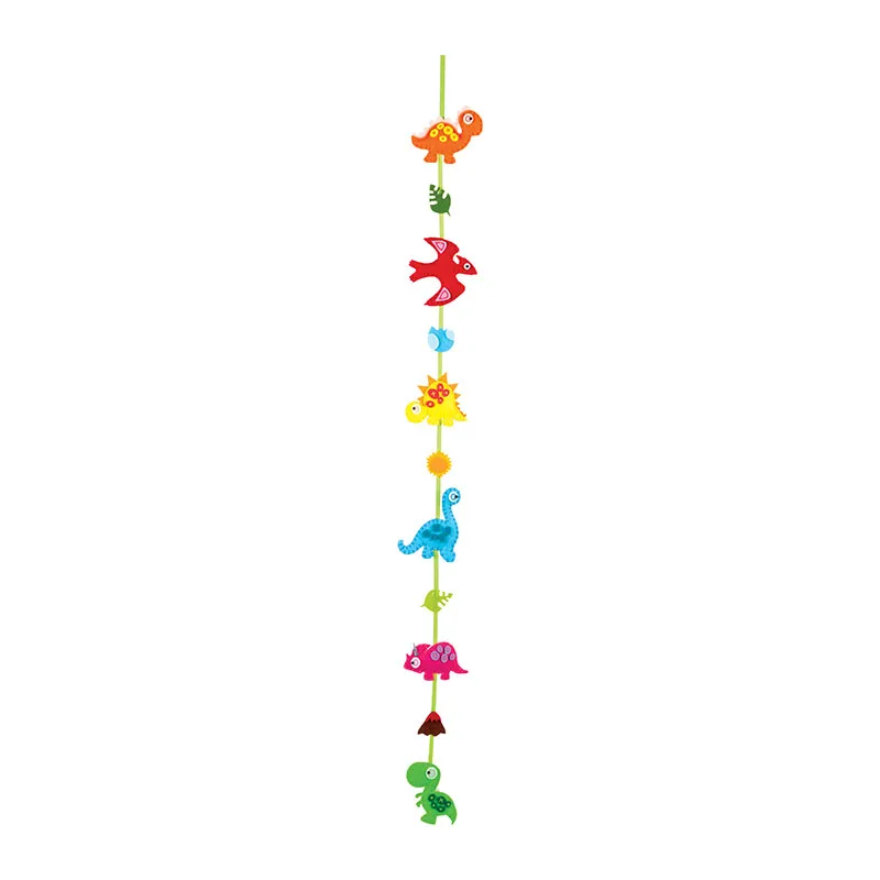Kit couture feutrine - Guirlande Dinosaure-1
