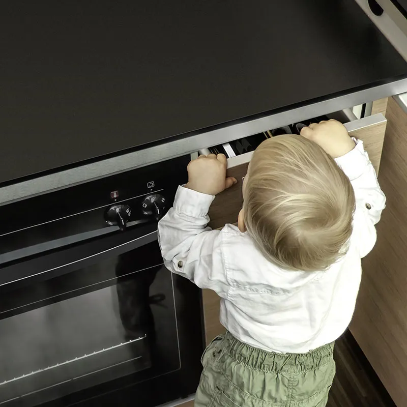 Sécurité pour tiroir et armoire Blanc - 3pcs-3