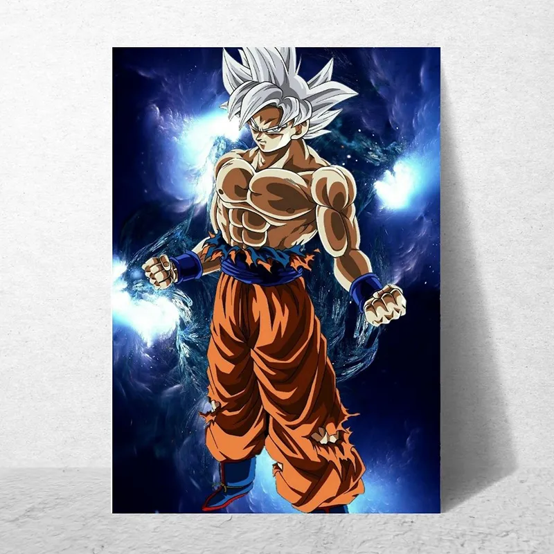 Toile Dragon Ball Z Cheveux Blancs - 30x40cm-1