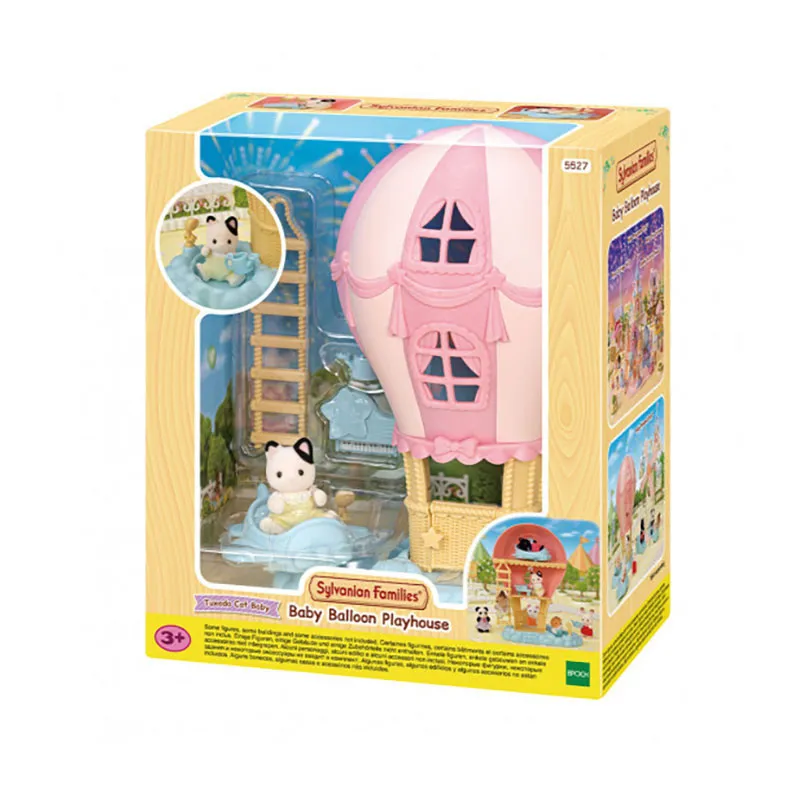 Montgolfière des bébés & bébé chat bicolore - 5pcs-6