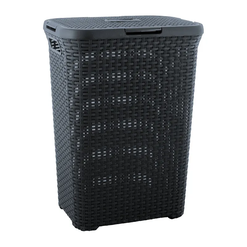 Panier à linge Style 70% recyclé Anthracite - 60L-0