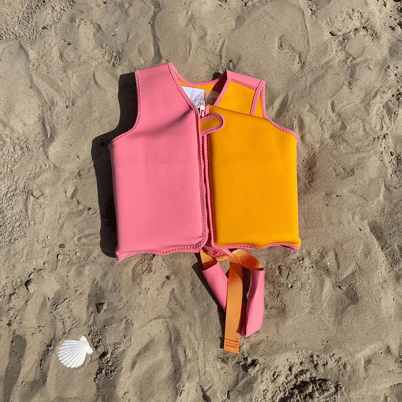 Gilet de natation Orange/Rose - 3-6+-3