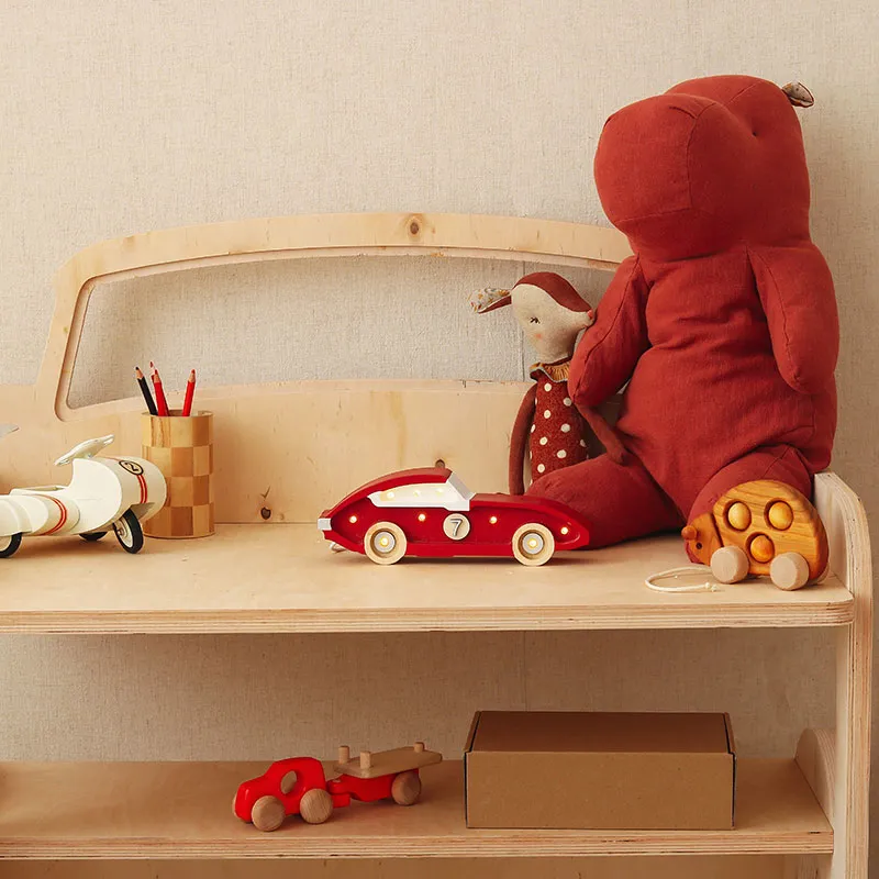 Lampe Veilleuse Voiture Rouge - 9x24,5x5,5cm-3