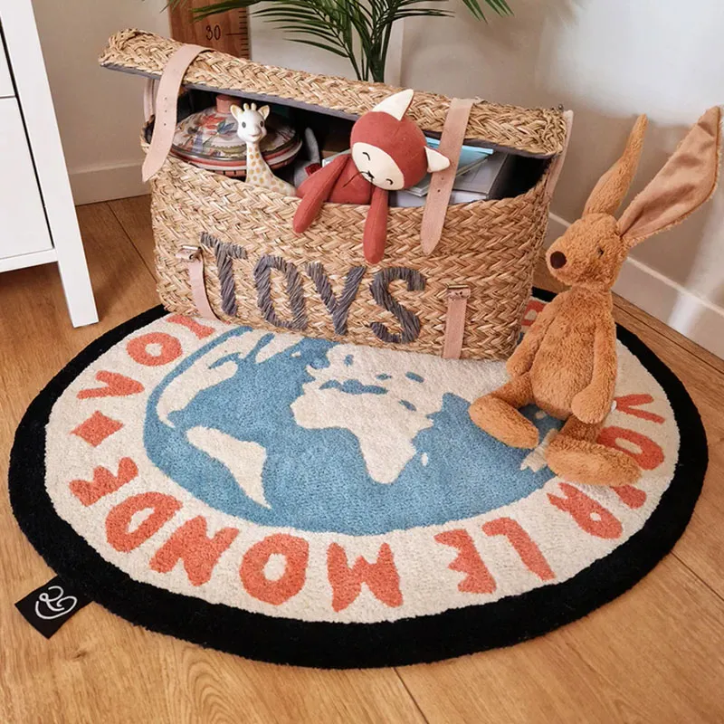 Tapis Monde - 72x87 cm-1