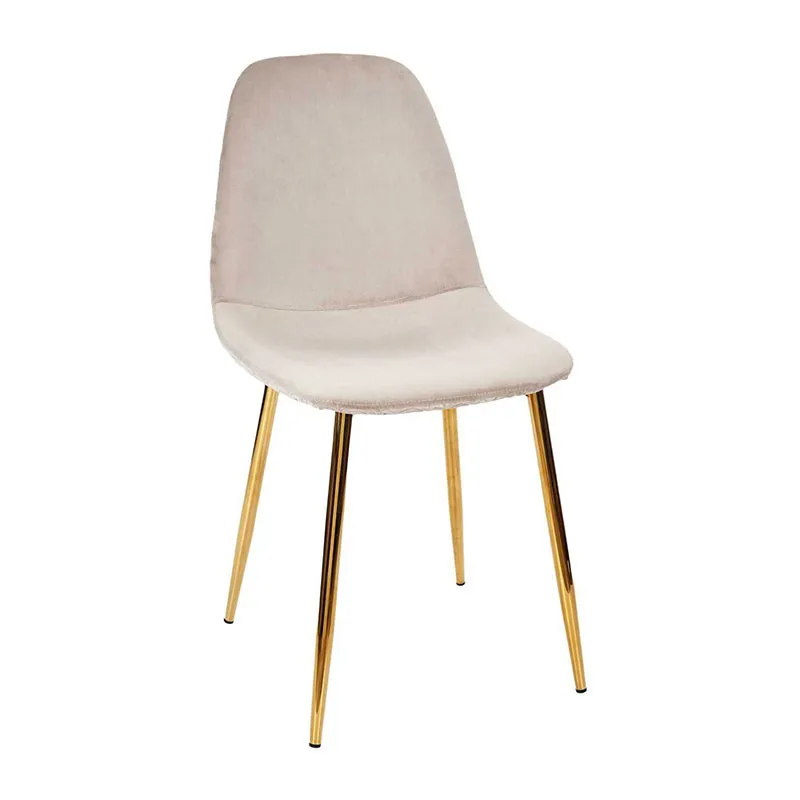 4 Chaises pieds Doré - 50x44x86cm-6
