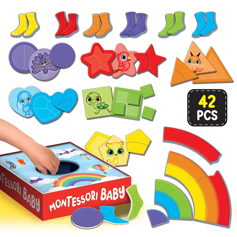 12 Jeux éducatifs Montessori Baby - 12m+-1
