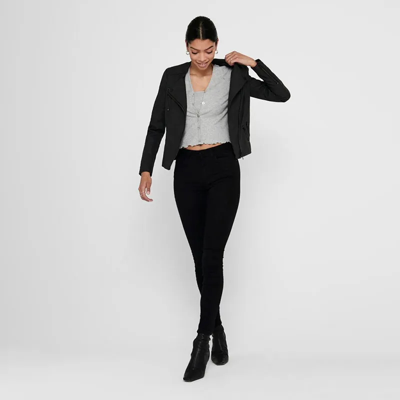 Veste similicuir Ava - Black-9