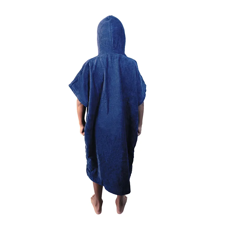 Poncho de Bain Coton JO Paris 2024 Bleu marine-2