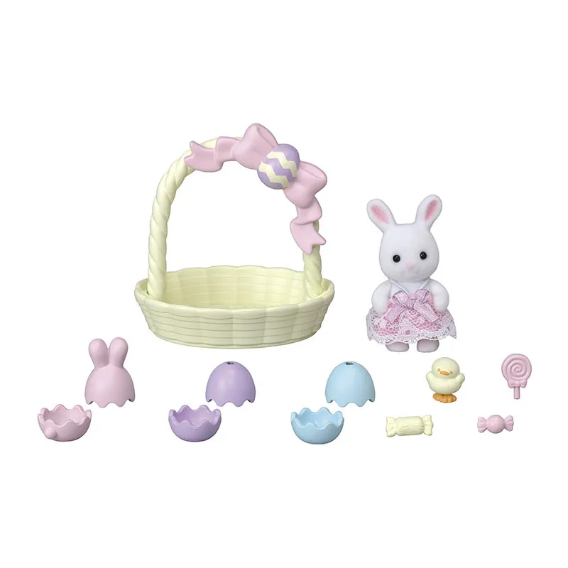 Coffret de Pâques & bébé lapin blanc - 9pcs-1