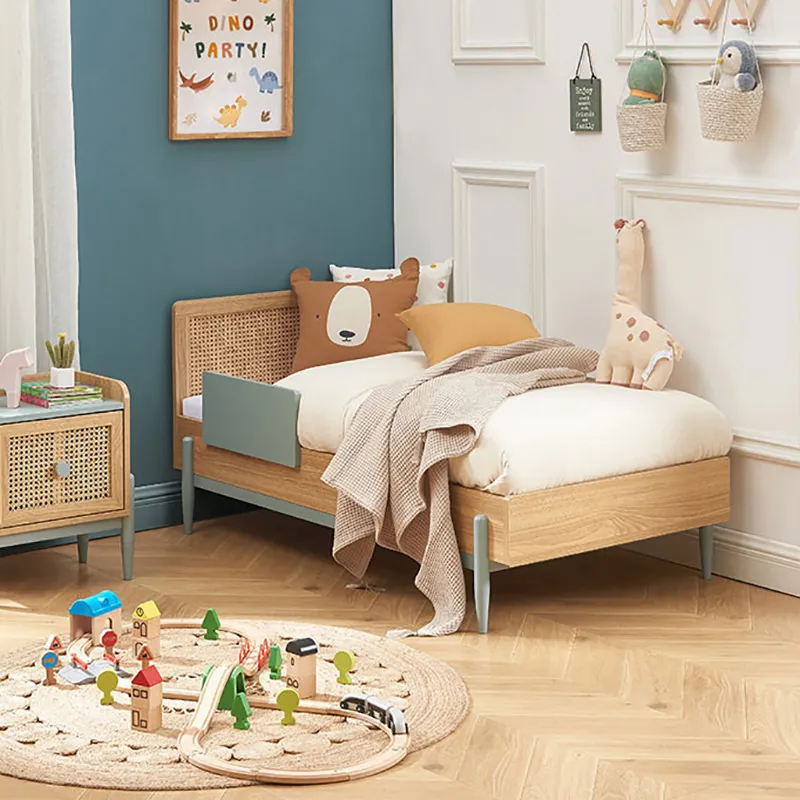 Lit bébé Pablo Bleu - 70x140cm-0