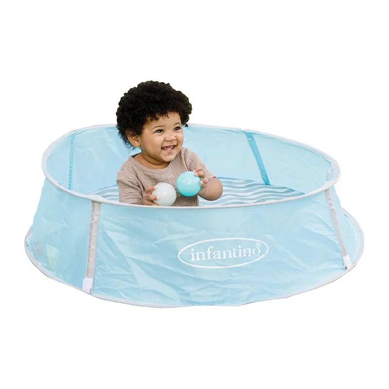 Aire de jeu 3en1 avec balles, canopy & moustiquaire - 6m+-5