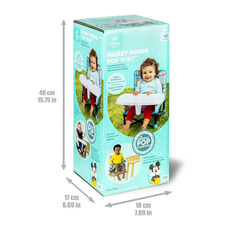 Réhausseur portable Pop'n Sit Mickey - 6m+-11