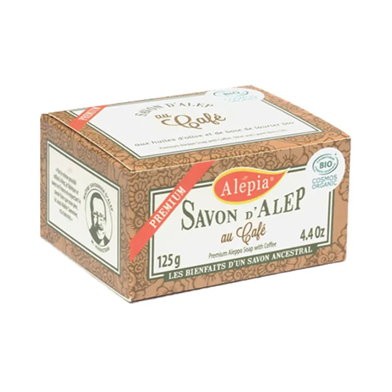 2 Savons d'Alep premium au Café BIO - 2x125g-1