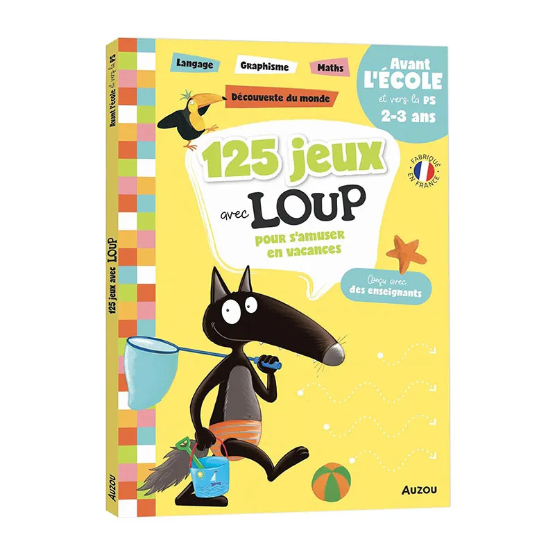 125 jeux avec Loup Vers la petite section - 24m+-0