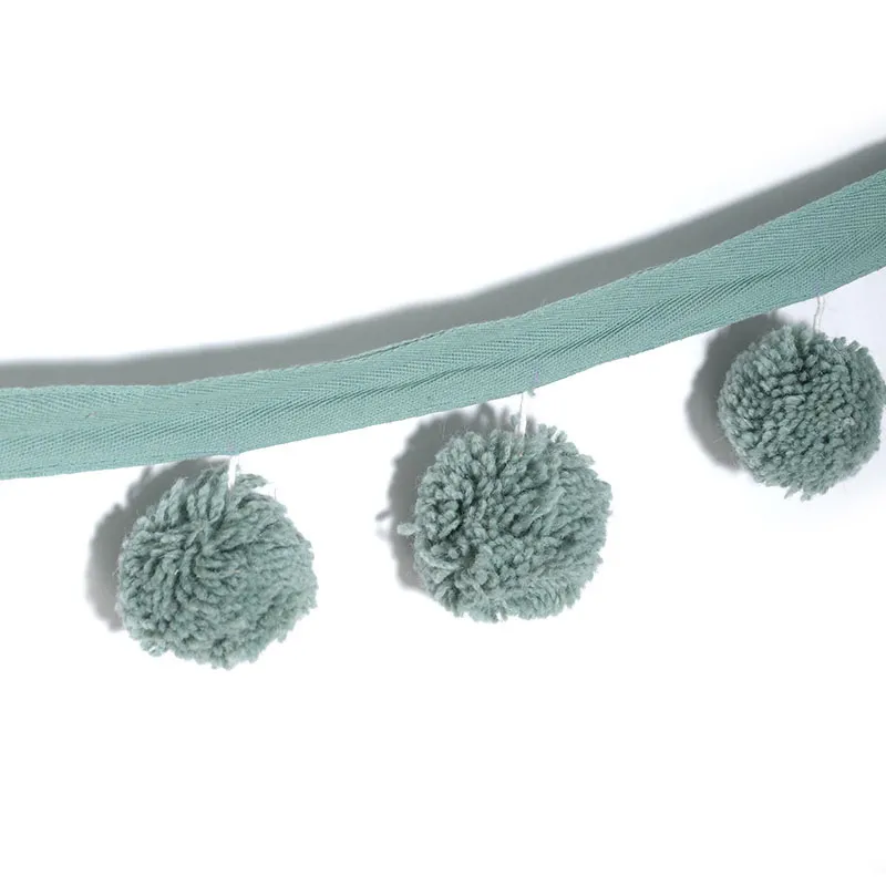 Guirlande PomPom Bleu - 150cm-2
