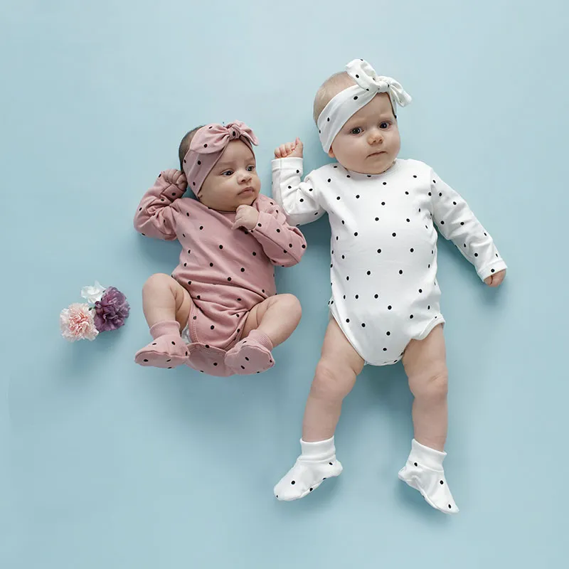 Body ML Pois - Rose/Noir-2