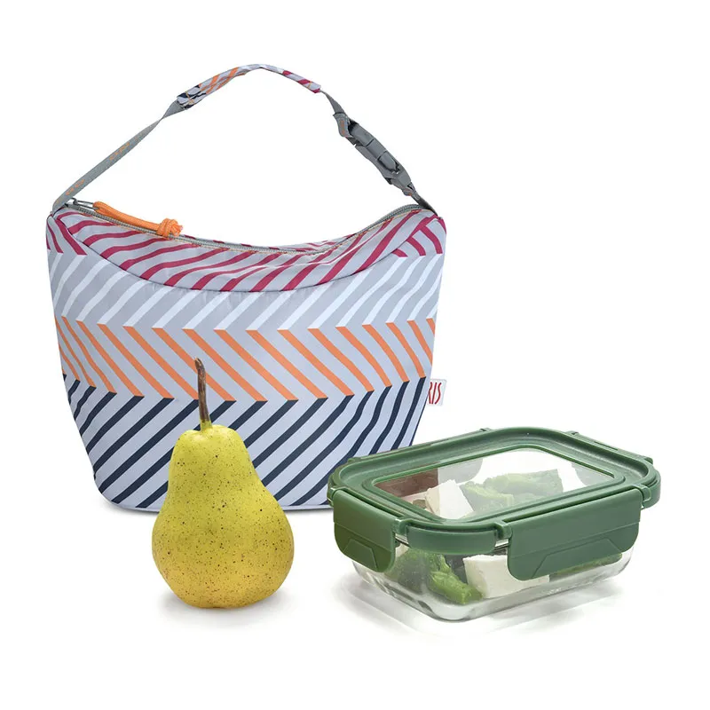 Sac à main Lunchbag On the go - Fuchsia Imprimé-4