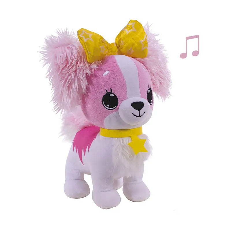 Peluche interactive Chien Rose Magic Kiss 26cm - 36m+-0