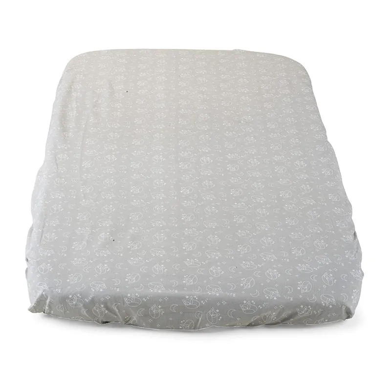 2 Draps Housse Next2Me Gris Renard - 0m+-2