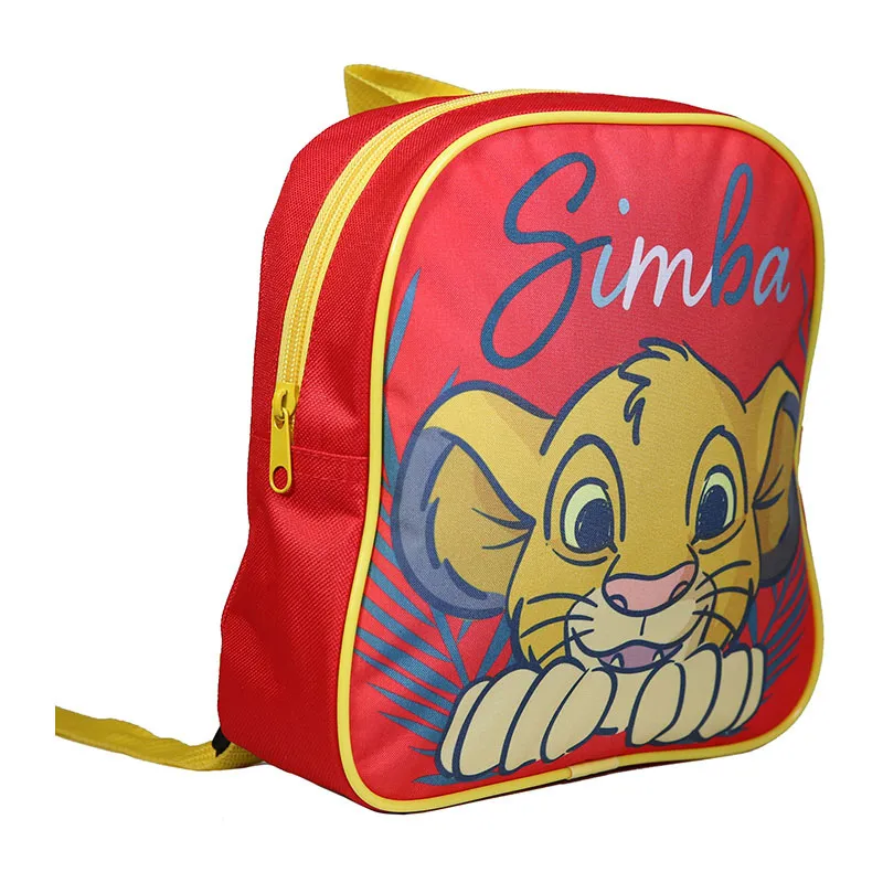 Sac à dos goûter maternelle Roi Lion Rouge - 24x24cm-7