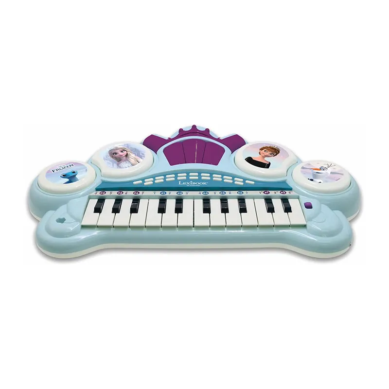 Clavier électronique avec micro & siège Reine des Neiges - 36m+-1