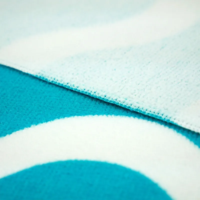 Serviette de plage Vague-Pop Bleu - 75x150cm-2